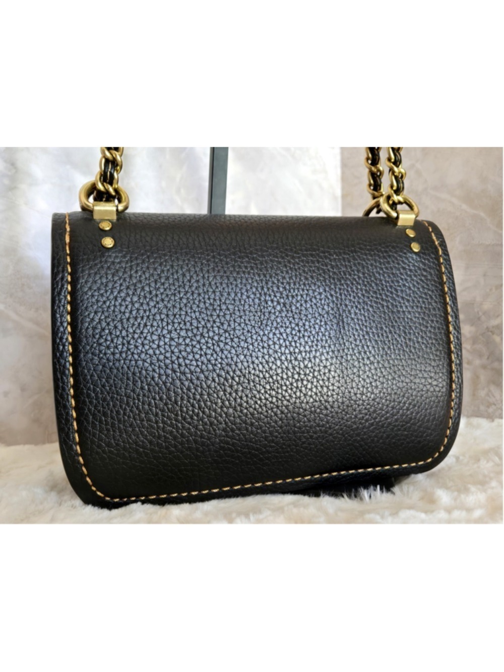 Coach 1941 Troupe Crossbody Chain Bag Black EUC - Picture 5 of 15